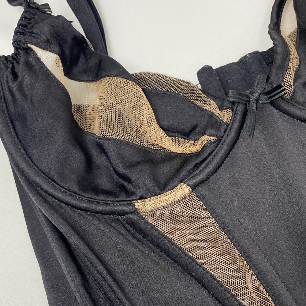 Agent Provocateur Evalyne Black Basque 32DD *NO SIZE TAG* - Picture 6 of 14